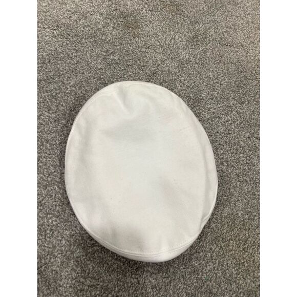 Helen Kaminski Cream Baker Boy Cap with Gold Pin main image 4